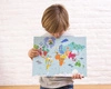 Magnetyczna układanka Apli Kids - Mapa świata