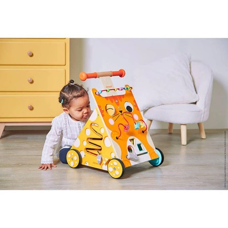 Wielofunkcyjny pchacz edukacyjny Kot, Janod