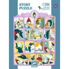 Puzzle opowieść - CZERWONY KAPTUREK 35 el. DJ07050