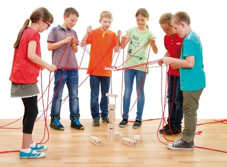 Wieża Fröbella gra zręcznościowa drewniana 44329 Erzi