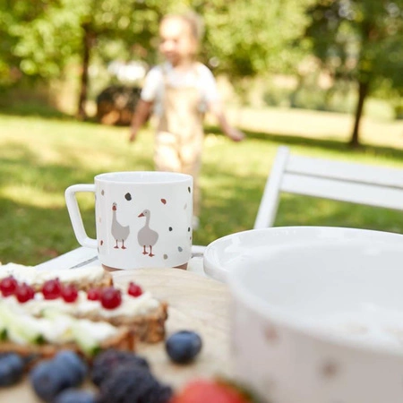 Lassig Komplet naczyń z porcelany Tiny Farmer Owieczka/Gąska