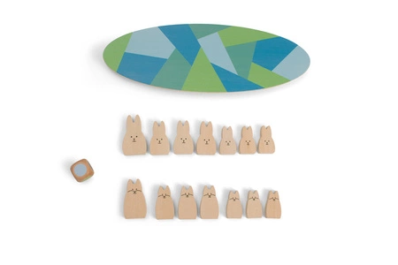 BS Toys, drewniana gra zręcznościowa Balansujące króliczki