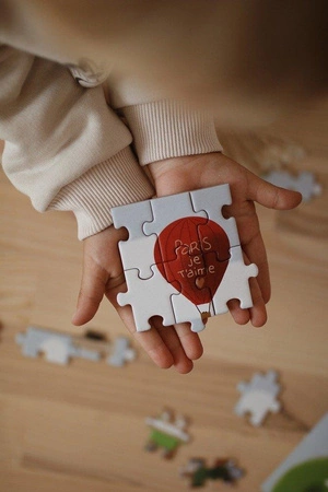 Puzzle w walizce Paryż 200 elementów 7+ Made in France, Janod