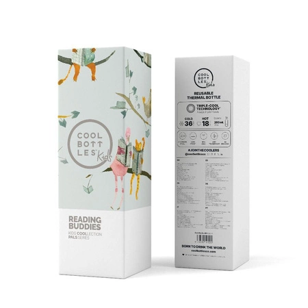 Cool Bottles Butelka termiczna Kids 260 ml Triple cool Reading Buddies
