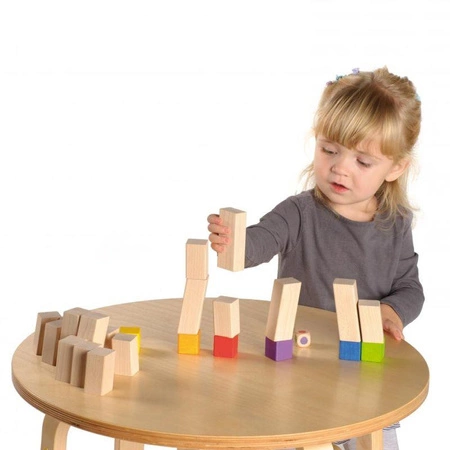 Klocki drewniane balansujące wieże Tricky Blocks Erzi 42363 Gry zręcznościowe dla dzieci
