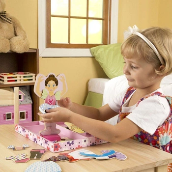 Drewniana układanka magnetyczna ubieranka Nina Balerina 13554-Melissa & Doug, układanki dla dzieci