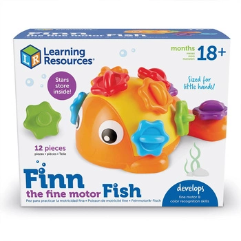 Sorter. Zestaw do Ćwiczenia Motoryki Rączek. Rybka Finn