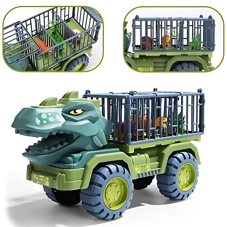 WOOPIE Ciężarówka Dinozaur Transporter Figurki