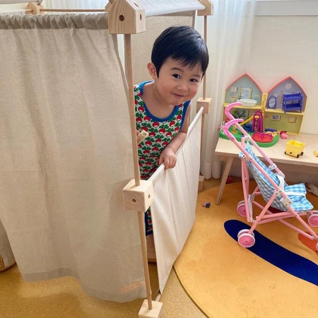 Drewniane klocki konstrukcyjne Maxi Trigonos Kernel Kreema - 44 el.