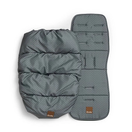 Elodie Details - śpiworek i wkładka do wózka 2w1 - Turquoise Nouveau