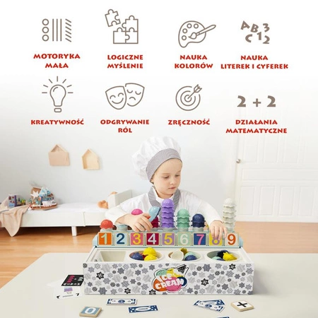 Lodziarnia – zabawa matematyczna 36 mies. + TOPBRIGHT