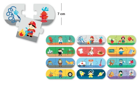 Puzzle dla dzieci Apli Kids - Zawody 3+