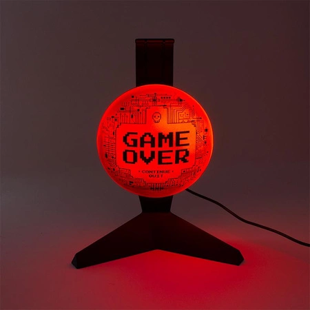 Lampka - stojak na słuchawki Game Over