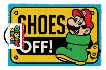 Wycieraczka pod drzwi Nintendo SUPER MARIO (SHOES OFF COLOUR) (60x40 cm)