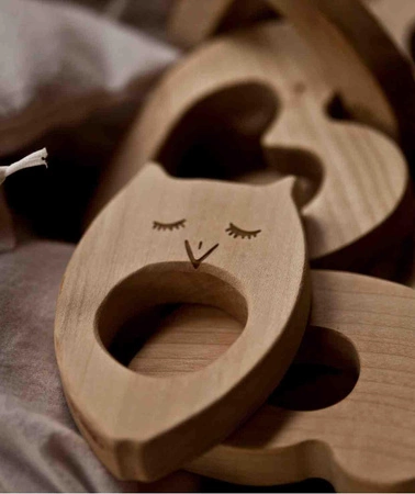 Drewniany Gryzak - Pingwin