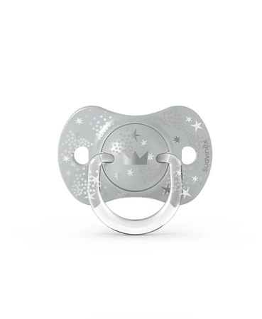 Smoczek Fizjologiczny szara korona 0-6 Suavinex