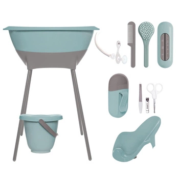 Zestaw kąpielowy 8 elem. LUMA Ice Blue