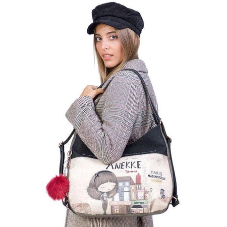 Torebka hobo, plecak, 2w1, seria Couture | Anekke®