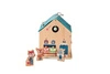 LILLIPUTIENS Drewniana rozkładana Szkoła z 3 figurkami i akcesoriami 3 lata+