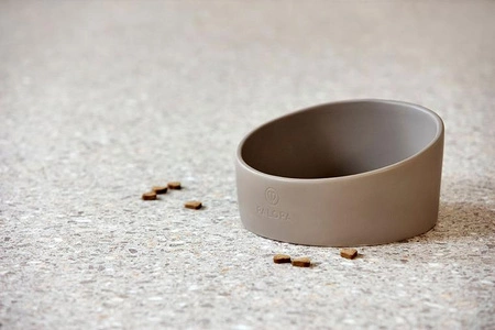 PALOPA Miska dla psa porcelanowa Cali taupe