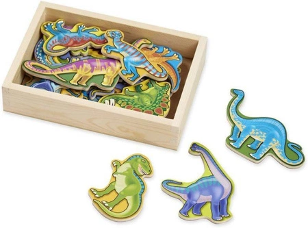 Magnesy dla dzieci Dinozaury 20 sztuk 10476-Melissa & Doug, układanki magnetyczne