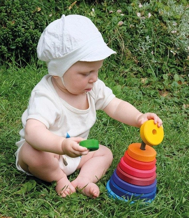 Wieża, 21 cm, kolorowa, 1+, Grimm's