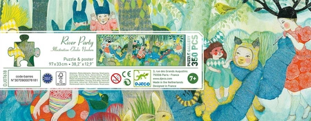 Puzzle tekturowe gallery RZEKA 350 elem.DJ07618