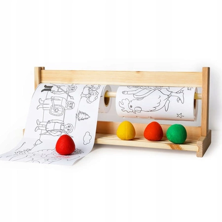 Stojak na kolorowanki w rolce duży COLORESCA