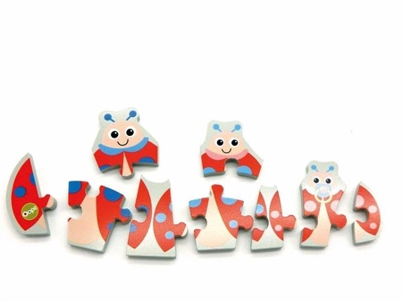 Oops Puzzle Dwustronne Biedronka 18m+