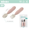 Beaba Zestaw pierwszych sztućców ze stali nierdzewnej Cotton candy
