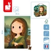Puzzle w walizce Obraz inspirowany twórczością da Vinci 100 elementów 6+ Made in France, Janod