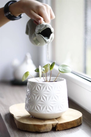 Silikonowa Konewka Krokodyl Scrunch - Błękitny