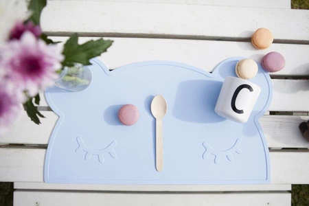 Silikonowa podkładka Miś We Might Be Tiny - Charcoal