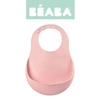 Beaba Śliniak silikonowy z kieszonką vintage pink