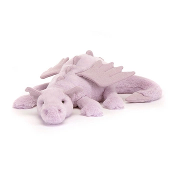 JellyCat Smok Lawendowy 66 cm