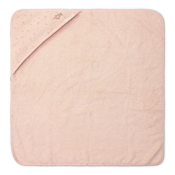 Little Dutch Bawełniany ręcznik z kapturem 100x100 cm Blossom