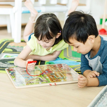 Drewniany labirynt magnetyczny z różdżką Psi Patrol 2 Melissa and Doug 33331-MD