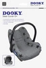 Pokrowiec do fotelika 0-13kg Dooky Grey Stars