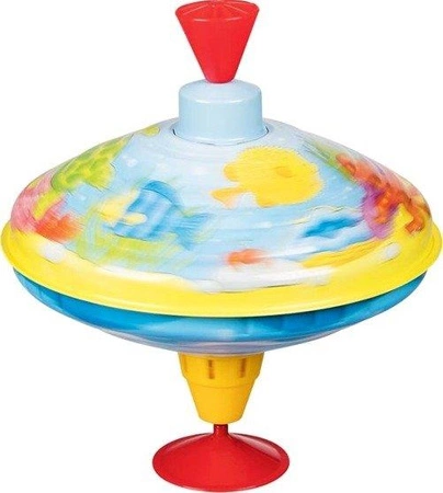 Metalowy bączek dla dzieci z dźwiękiem na podstawce Oceaniczna przygoda 53815-Goki, zabawki