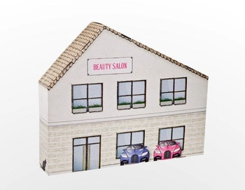 Zabawka z kartonu - Salon piękności