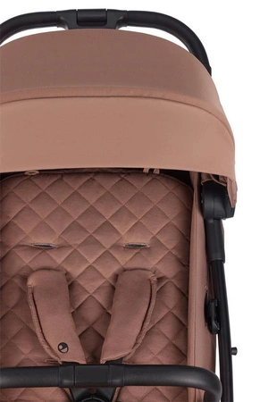 Easywalker Jackey Kompaktowy, samoskładający się wózek spacerowy z torbą transportową Pecan Brown