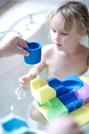 Zabawka do kąpieli BathBlocks - Wodny kulodrom 15 el.