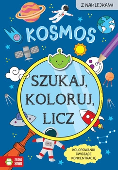 Kosmos. Szukaj, koloruj i licz