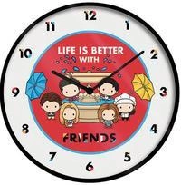 Zegar ścienny (LIFE IS BETTER WITH FRIENDS - CHIBI) FRIENDS