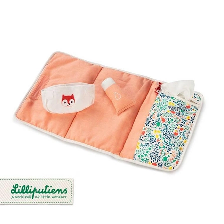 LILLIPUTIENS Przewijak z akcesoriami Kwiaty 2 lata+
