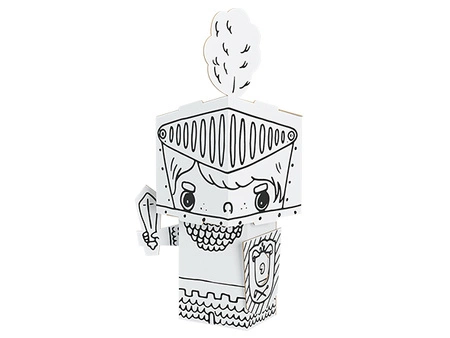 Kolorowanka 3D Mini Cube head Rycerz 3l+ MONUMI