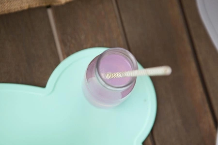 Silikonowa podkładka Miś We Might Be Tiny - Minty Green