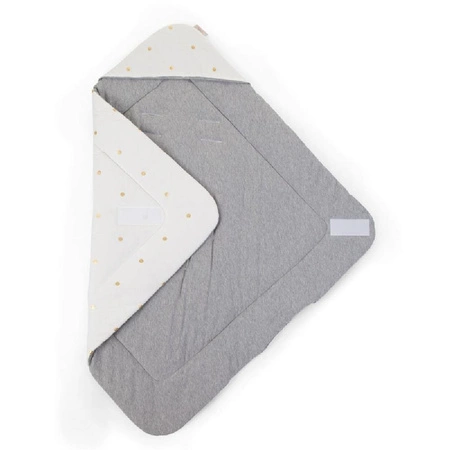 Childhome Otulacz uniwersalny 75 x 75 cm Jersey Gold Dots