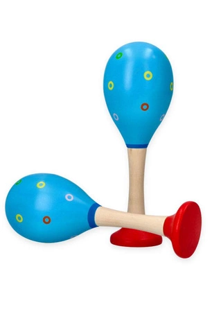 Niebieskie marakasy 2 sztuki