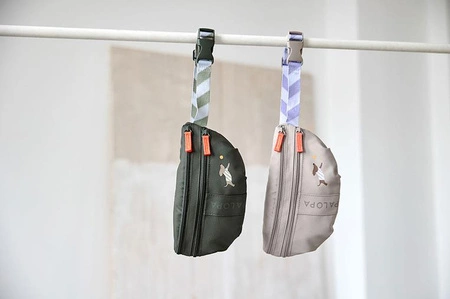 PALOPA Torebka nerka na smakołyki dla psa mini Enja taupe